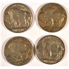 Image 2 : 4-1931-S BUFFALO NICKELS "GRADING SET" (VG,FINE,VF,XF)