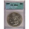 1896 MORGAN DOLLAR ICG MS62