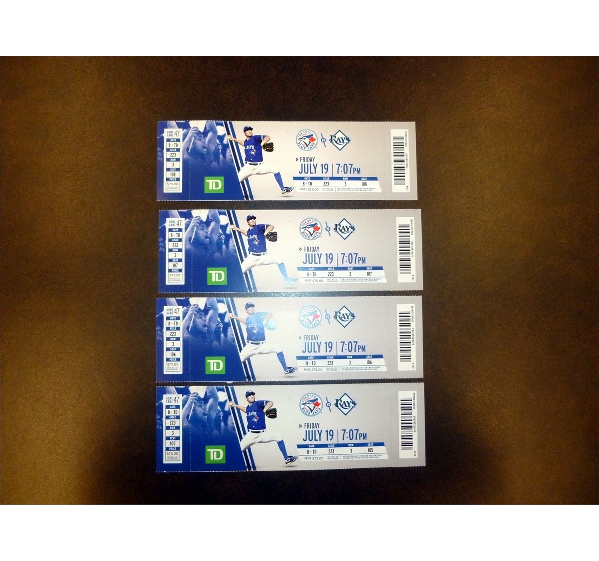 Toronto Blue Jays v Rays Tickets