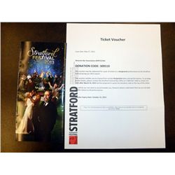 Stratford Festival Performance Tickets