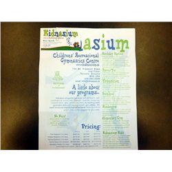 Kidnasium Children's Recreational Gymnastics Centre Gift Certificate