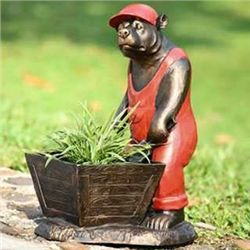 BEAR PLANTER BOX