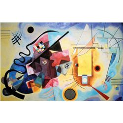 KANDINSKY "YELLOW, RED AND BLUE"