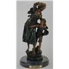 Image 1 : "HAPPY MOTHER" BRONZE SCULPTURE - A. MOREAU