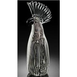 ART GLASS PARROT