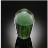Image 1 : ART GLASS GREEN JELLYFISH GLOW IN THE DARK