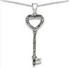Image 1 : BLACK DIAMOND STERLING PENDANT