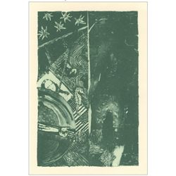 Jasper Johns original lithograph "Summer" | Seasons