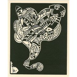 Wassily Kandinsky Woodcut