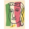 Image 1 : Fernand Leger lithograph "Visage" edition of 1000