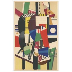 Fernand Leger lithograph  Femme au miroir  edition of 1000