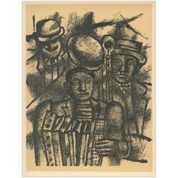 Fernand Leger lithograph  Les musiciens  edition of 1000