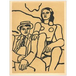 Fernand Leger lithograph  La partie de la campagne  edition of 1000