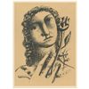 Image 1 : Fernand Leger lithograph "Jeune fille a la fleur" edition of 1000