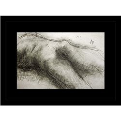 Rodin Erotic Sketch Lithograph