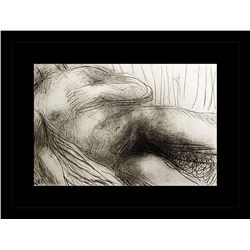 Rodin Erotic Sketch Lithograph