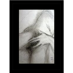 Rodin Erotic Sketch Lithograph