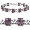 Image 1 : Ruby & Sterling Silver Bracelet.