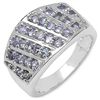 Image 1 : 0.85 CARAT GENUINE TANZANITE .925 STERLING SILVER RING