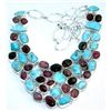 Image 1 : Tourmaline & Larimar Necklace