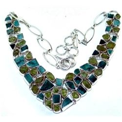 Emerald & Peridot Necklace