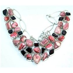 Rhodochrosite & Garnet Necklace