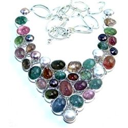 Tourmaline & Pearl Necklace