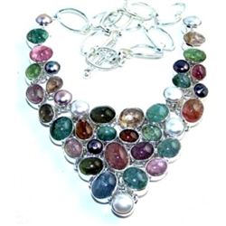 Tourmaline & Pearl Necklace