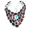 Image 1 : Tourmaline & Mystic Topaz Necklace