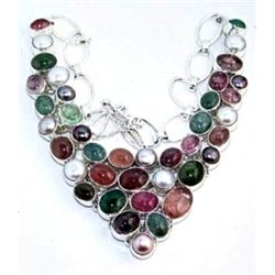 Tourmaline & Pearl Necklace