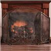 Image 1 : FLEUR DE LIS FIREPLACE SCREEN