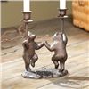 Image 1 : DANCING BEARS TAPER CANDLEHOLDERS