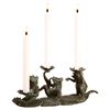 Image 1 : JOYOUS FROG TRIO CANDLEHOLDER