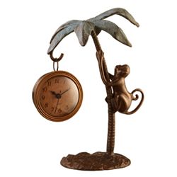 MONKEY & PALM TREE CLOCK