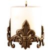 Image 1 : FLEUR DE LIS CANDLE HOLDER