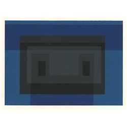 Albers Silkscreen "Variant on a Theme" 1968