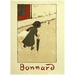 Bonnard Lithograph "La Petite Blanchisseuse"