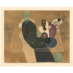 Georges Braque "Nature Morte" Pochoir