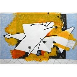 Georges Braque Lithograph "Oiseau"