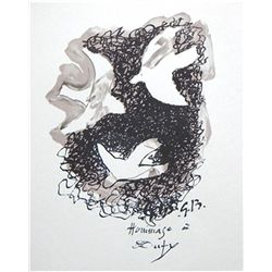 Georges Braque Lithograph "Homage to Dufy"
