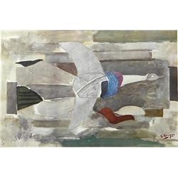 Georges Braque Lithograph "Oiseau"