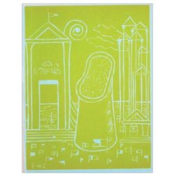 Giorgio de Chirico Original Linocut