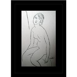 Amedeo Modigliani Erotic Sketch Lithograph