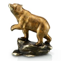 BEAR BRONZE SCULPTURE