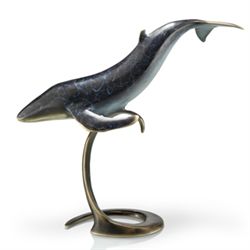WHALE  BRONZE SCULPTURE