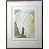 Image 1 : DALI HAND SIGNED ORIG. COLORED WOOD ENGRAVING - 1960