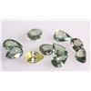 Image 1 : 4.43 CTW GREEN SAPPHIRE PEARSHAPE 4X6mm