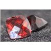 Image 1 : 5.20 CTW CUSSION CHECKERED BOARD GARNET 8X8MM (2)