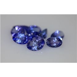 4.14 CTW TANZANITE OVAL 6X4MM AA+AAA (10)