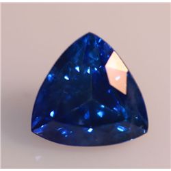 1.45 CTW BLUE SAPPHIRE TRILLION CUT LOOSE STONE